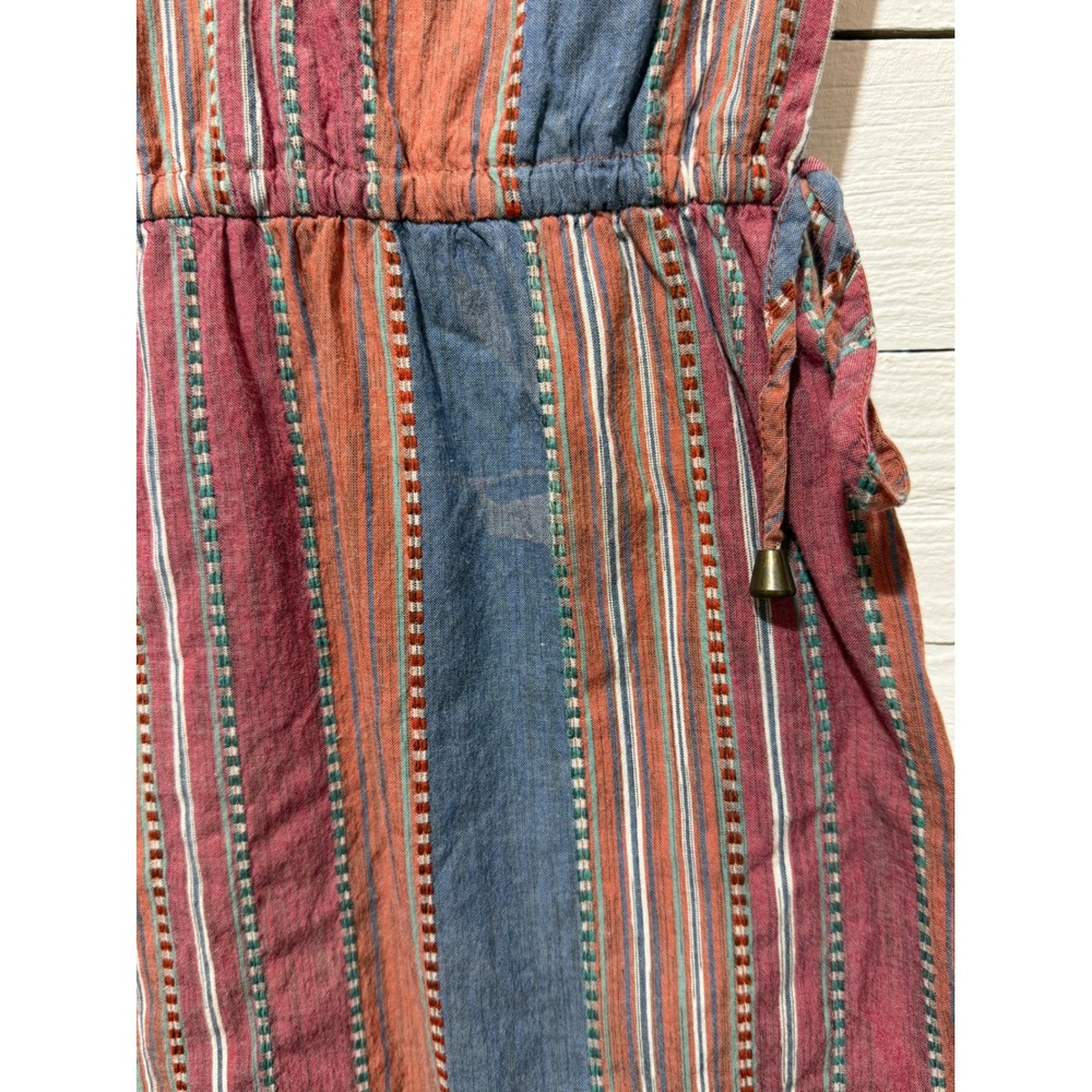 Universal Thread Mini Dress Womens XS Multi Color Striped V-Neck Good Condition - Picture 3 of 5
